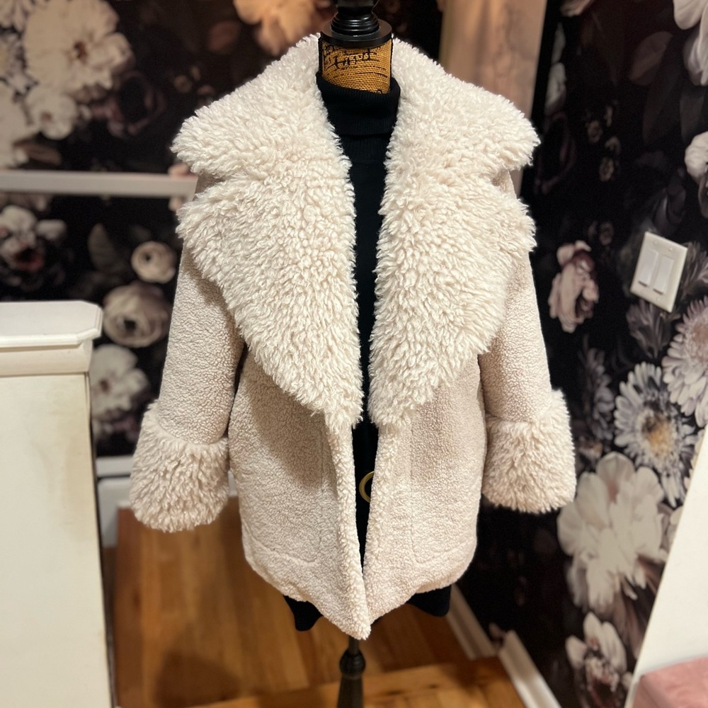 Ena Pelly faux fur coat